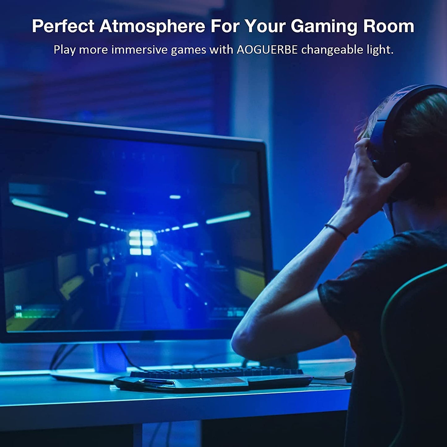 Led Lights for Bedroom 65.6 Ft, Ultra Long 5050 RGB Led Strip Lights, Smart Music Sync Led Lights Color Changing, Bluetooth App & Remote Control for Room Party Christmas Kitchen