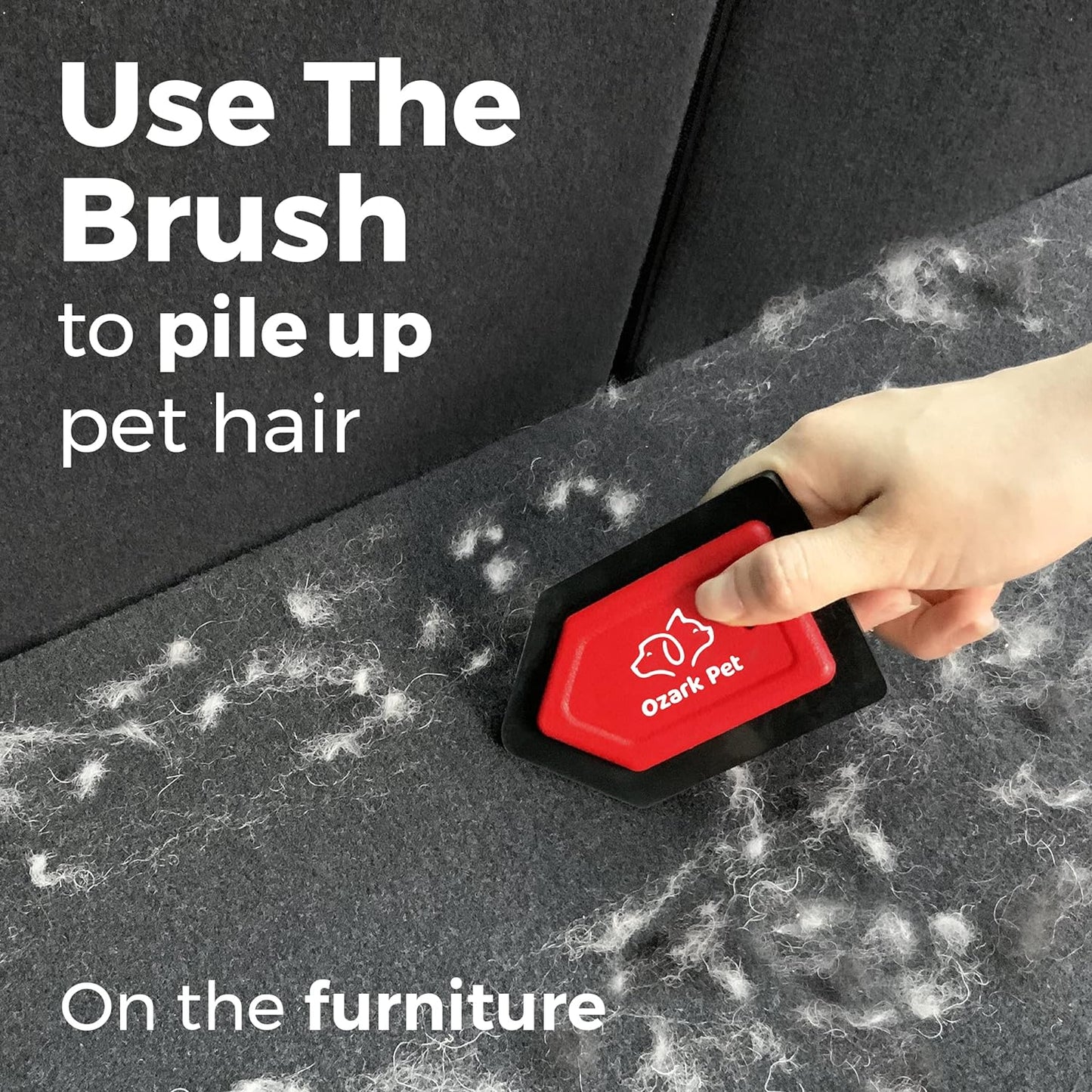 Pet Hair Remover, Dog Hair Remover - with Edge Sweeping, Avoid Scratching, Pet Hair Remover for Couch, Car, and Comforter, an Essential Pet Hair Removal Tool for Your Clean House