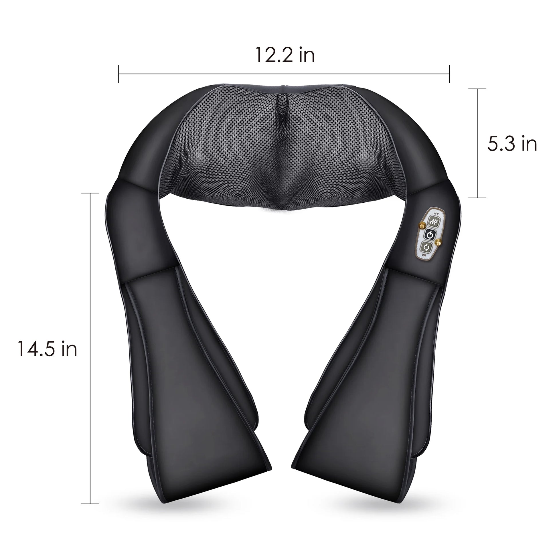 Shiatsu Shoulder Neck Massager with Heat, 4D Deep Kneading Back Massager Gifts for Men Women