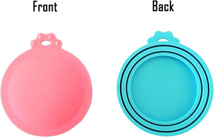 2 Pack Pet Can Covers/Dog Cat Food Can Lids/Universal BPA Free/Silicone Pet Food Can Lids Covers/Fits Most Standard Size Dog and Cat Can Tops for Pet Food Storage