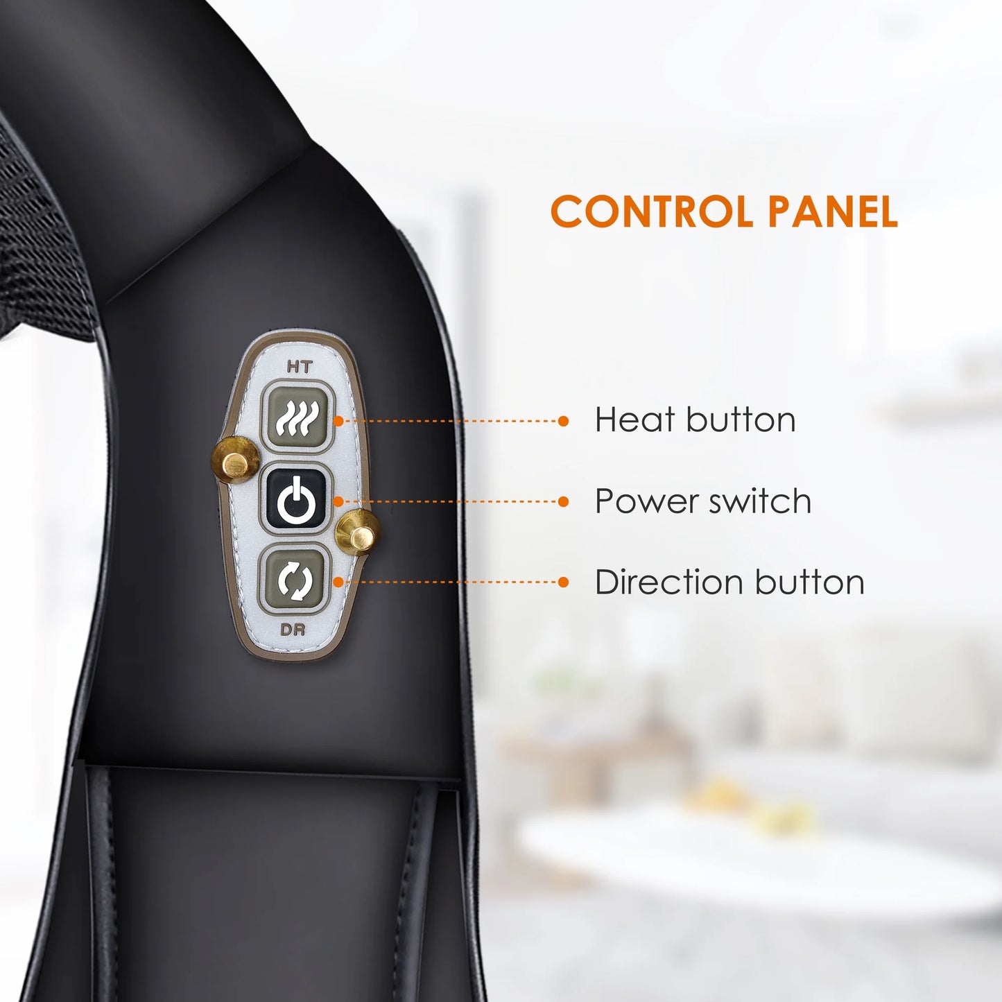 Shiatsu Shoulder Neck Massager with Heat, 4D Deep Kneading Back Massager Gifts for Men Women