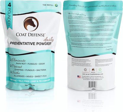Daily Grooming Powder for Horses | Dry Shampoo with Natural Ingredients | 64 Oz Formula for Fresh, Healthy-Looking Coat