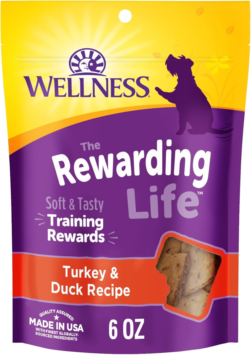 Rewarding Life Dog Treats, Natural, Training Treat, Grain Free, Soft Turkey & Duck (6 Ounce Bag)