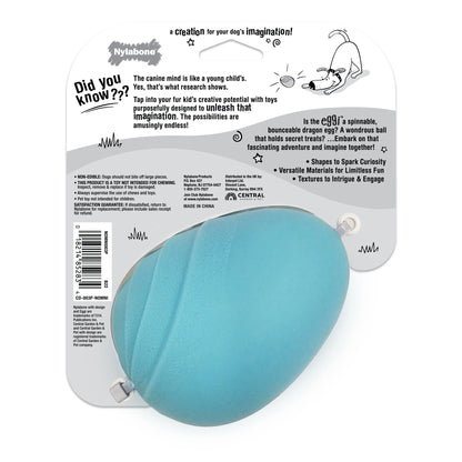 Eggi Interactive Dog Toy, Lightweight Bouncy Treat Toy, Creative Play & Exercise