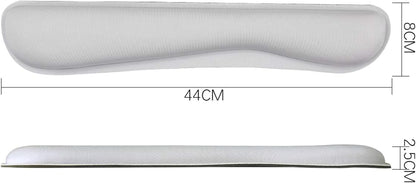 Ergonomic Keyboard Mouse Pad Wrist Rest Support Set for Laptop/Computer/Desktop,Memory Foam Hand Rest Wrist Cushion for Gaming/Office,Lightweight Comfortable & Pain Relief (Greyish White)